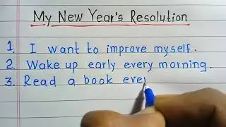 My New Year's 2026 Resolution || Resolution for New Year || What My New Year's Resolution ||