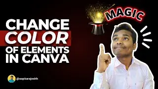 How To Change The Color Of Elements In Canva || Duotone || Canva Tutorials For Beginners