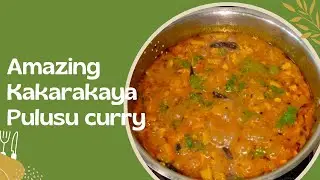 Simple bachelor's style kakarakaya pulusu curry | easy cooking steps | Anu's cooking channel