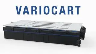 Автоматическая тележка VARIOCART на автоматизированном складе листового металла STOPA