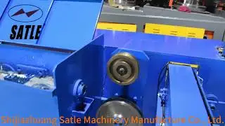 Water tank wire drawing machine with spool take-up machine