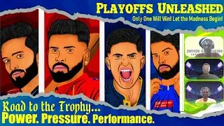 4 Teams. 1 Trophy. Infinite Drama. | IPL 2025 Playoffs Preview