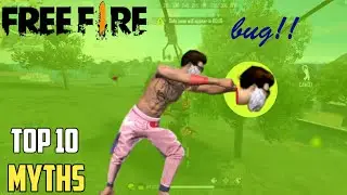 TOP 10 MYTHBUSTERS IN FREEFIRE BATTLEGROUND | Freefire Myths #6 | Shadow Shooter || Shivam Gaming ||