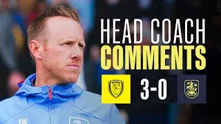 HEAD COACH COMMENTS | Jon Worthington reviews the loss at Burton Albion