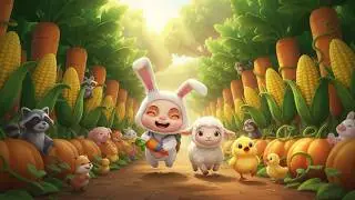 Eat Vegetables with Bunny Snow 🐰 | Fun Dance | Dudi Dudi Dam Dam
