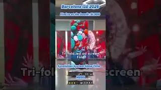 #barcelona  #ISE2026  #SYSOLUTION DIGITAL SIGNAGE DISPLAY#foldablebed