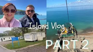 Alum Bay Chairlift & The Needles|Caravanning at Thorness Bay Cowes |KPislandadventures #isleofwight
