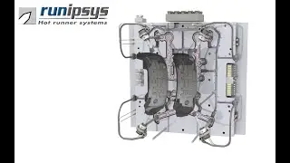 Filling Animation Modulflow RUNIPSYS Lateral Nozzles