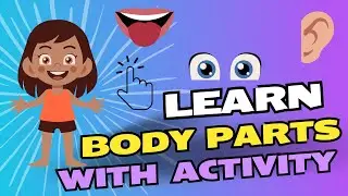 Learn parts of the body-Kids vocabulary-English learning for kids