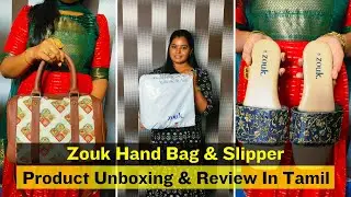 Flat 10% Discount | Zouk Hand Bag & Slipper Review | Unboxing & Review | Priya just know fashion