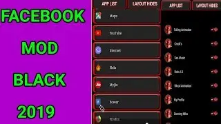 Facebook Lite Mod Black Version 2019 | New Fb Lite Mod 2019
