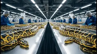 Inside the Advanced Cobra Leather Factory | How Cobra Skin Turns Into Million-Dollar Products