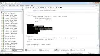 Create SAS Dictionary tables