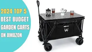 ✅ TOP 5: BEST BUDGET GARDEN CARTS ON AMAZON IN 2024