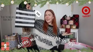 NEW YORK SHOPLOG 🛍 💵✨ Mega kamer opruiming & kerstboodschappen | Decembervlog #9 REBECCA DENISE