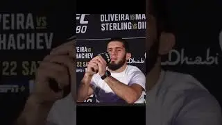 Islam Makhachev Gets EMOTIONAL Speaking About His Daughter | UFC 280 #shorts