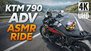 KTM 790 Adventure Otoyol S&uuml;r&uuml;ş&uuml; ⎮ Saf Motor Sesi 4K ⎮DJI