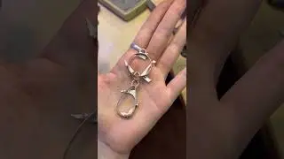 Alexander the Great Silver Pendant Malachite Macrame Necklace  #asmr #silversmithing UC Art