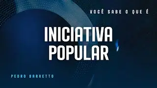 ⚪ O QUE É INICIATIVA POPULAR?