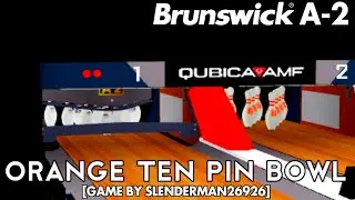 ROBLOX Bowling #33: Brunswick A-2 [Orange Ten Pin Alley] (игра от slenderman26926)