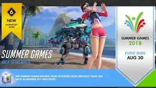 Opening Summer games 2018 lootboxes in Overwatch
