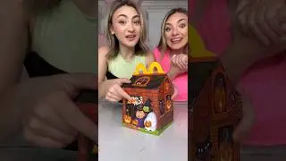 Жутковатое блюдо из Макдоналдс! Первая дегустация! 😋🎃 #макдоналдс #хеллоуин