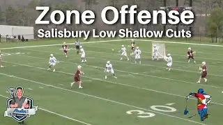 Salisbury Open Set Play vs Zone Defense | Lacrosse Coaching Zone Offense | POWLAX
