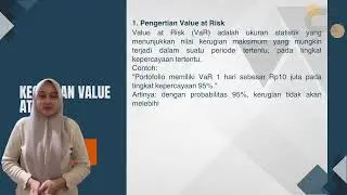Risiko Keuangan, Risiko Pasar Investasi, dan Kegunaan Value at Risk