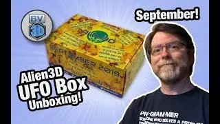September 2019 Alien3D UFO Mystery Box Unboxing