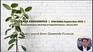 The Story of Value Creation - A Corporate Finance Mindmap | IPMI Executive MBA|