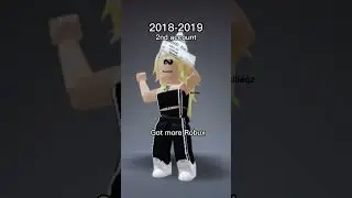 ROBLOX AVATAR EVOLUTION(New trend?)😱 #roblox #trending #avatar #shorts