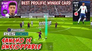 J Sancho Player Review Pes 21 Mobile |  Featured Sancho in PES 21 Review