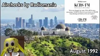 KCBS 93.1 (OLDIES 93) with Gary Reid - Los Angeles, CA - August 25th, 1992 (Part 1)