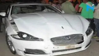 On Cam: White Jaguar seen smashing into Wagon R on Indore street