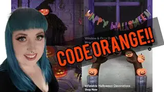Halloween Decor Hunting - UK Code Orange 2022 - The Range