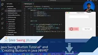 Java Swing JButton Tutorial | Creating Buttons in Java | Code With Abubokkor