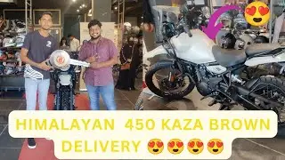 Himalayan 450 Kaza Brown Delivery 💥||First Ride And Impression😍||Adventure Begins!👌