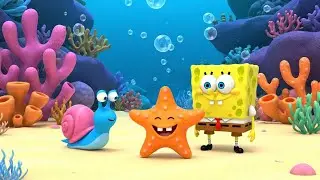SpongeBob&rsquo;s Snail&rsquo;s Silly Trail Adventure | Nursery Rhymes for Kids & Baby Songs