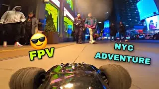 FPV Rc Car NYC street Night Adventure