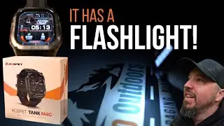 KOSPET TANK M4C: Прочные смарт-часы, ориентированные на практическое применение, со светодиодной ...