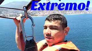 Video Extremo!  Sobrevolando Puerto Vallarta desde un paracaídas