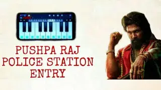 pushpa 2 police station entry bgm cover piano SS ENTARTAINMENTS