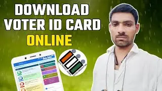 Voter id download. Voter card download. How to download voter id card. epic no to pdf download 2024