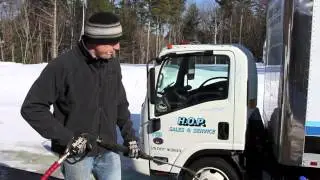 Ice Dam Removal Part 2: Steam vs hot water shingle test