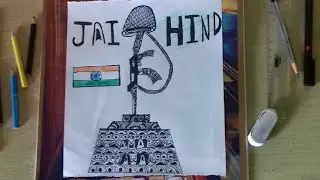 Independence day 2020  Tribute to Indian Army .Help of Mandala Art