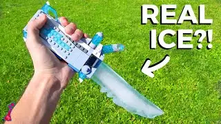So I Made LEGO Ice Weapons, Using Real Ice...