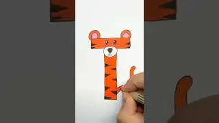 How to draw a tiger easy | Step by step drawing for kids