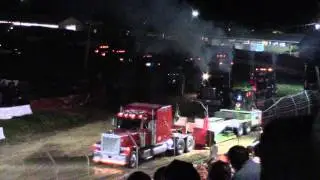Tim Stahl Somerset County Fair Hot Stock Semi Truck Pull 8-16-14