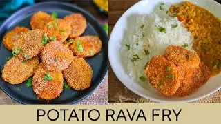 Potato Tawa Fry  | Crispy Aloo fry  | Potato Rava Fry | Easy potato fry recipe | Vanita's Corner