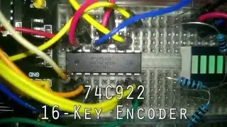74C922 16-Key Encoder